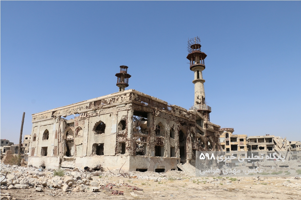 گزارش تصویری / حرم همچنان ویران حضرت سکینه (س) در شهر داریای سوریه