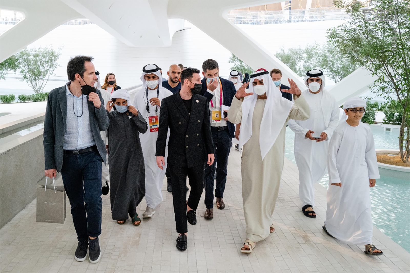 عکس/ بازدید لیونل مسی از اکسپو ۲۰۲۰ دبی