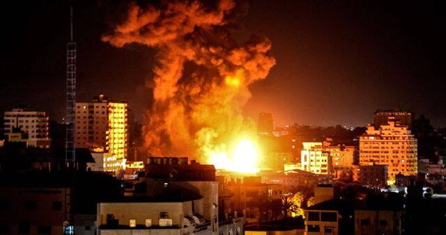 حملات جدید رژیم صهیونیستی به غزه + فیلم