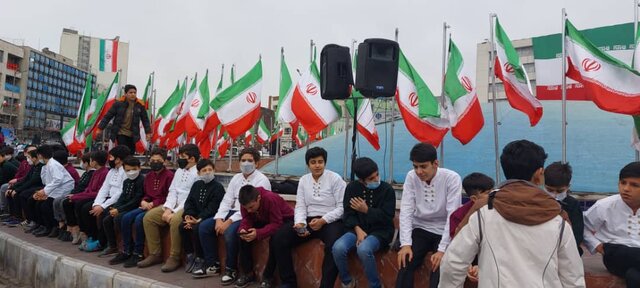 عکس/ حضور نوجوانان در راهپیمایی ۲۲ بهمن
