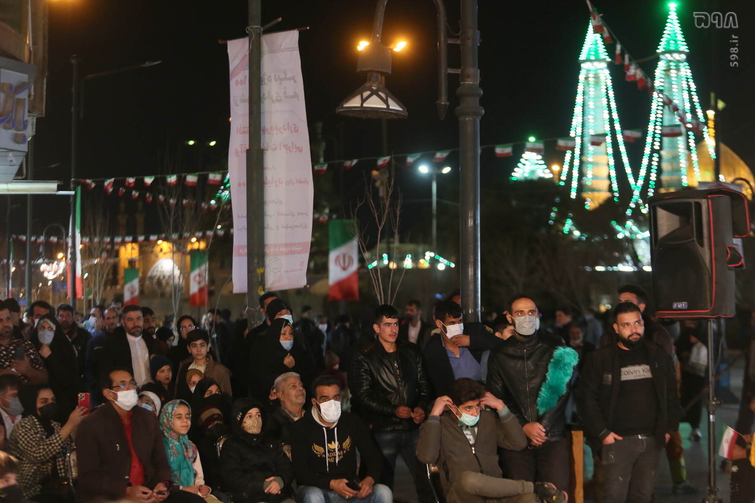 مراسم جشن بزرگ خیابان انقلاب در قم برگزار شد+تصاویر