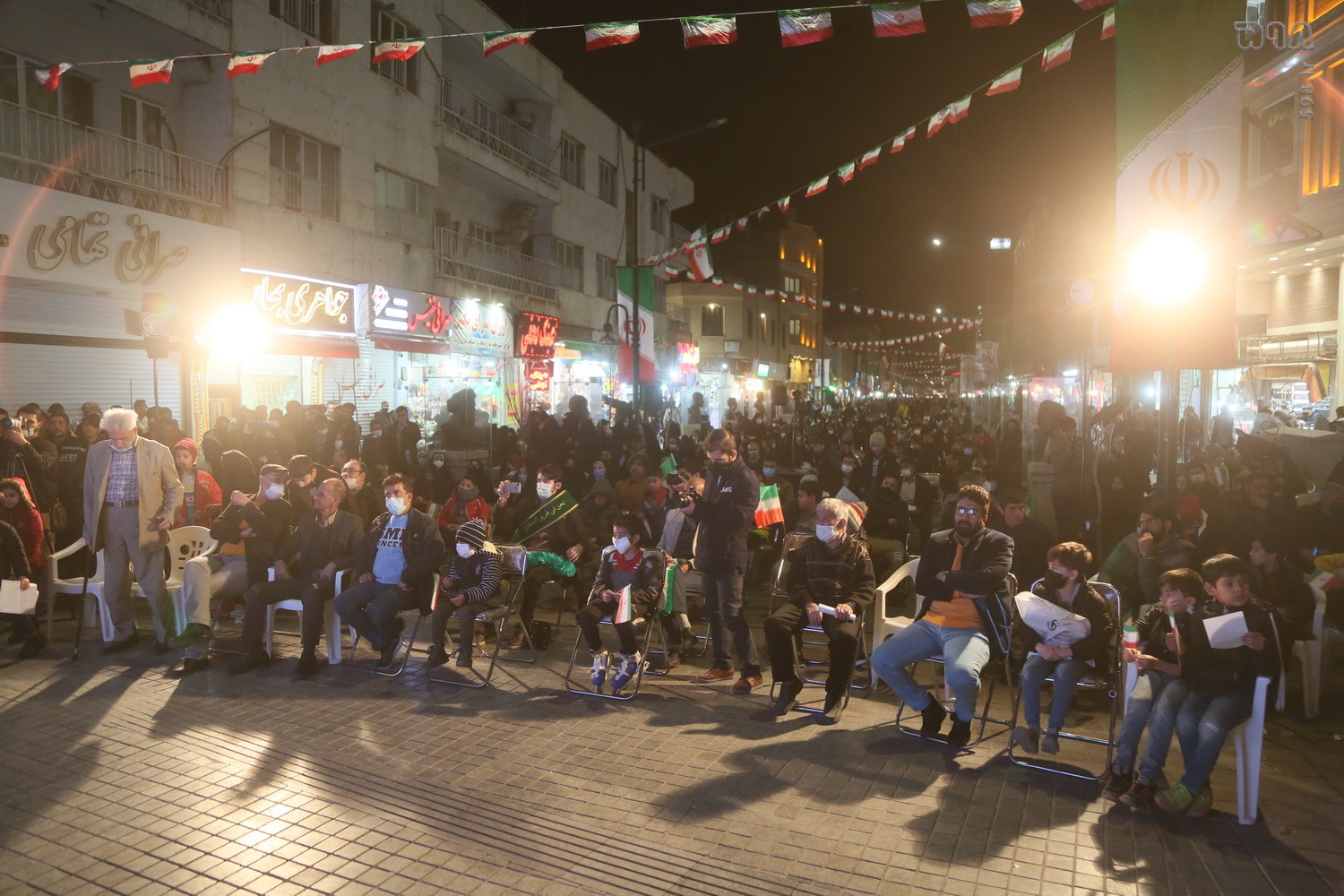 مراسم جشن بزرگ خیابان انقلاب در قم برگزار شد+تصاویر