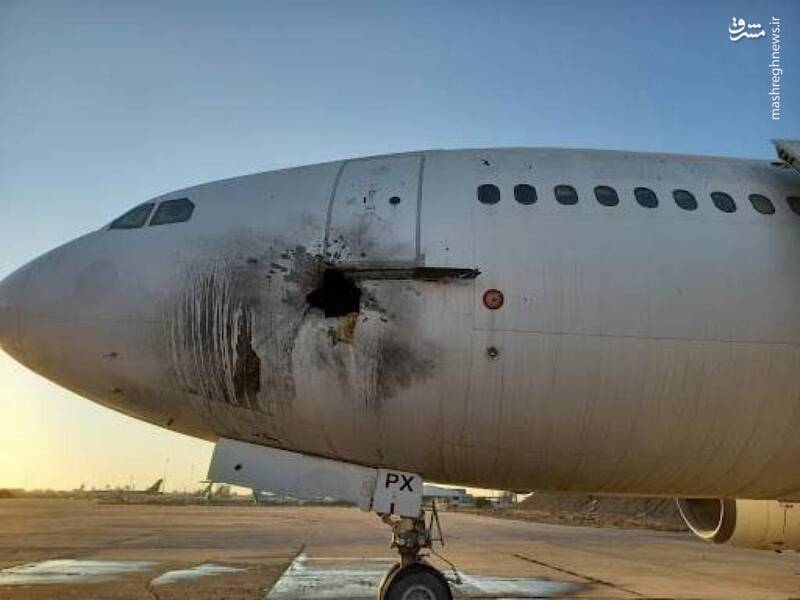 حمله موشکی به فرودگاه بین المللی بغداد + عکس