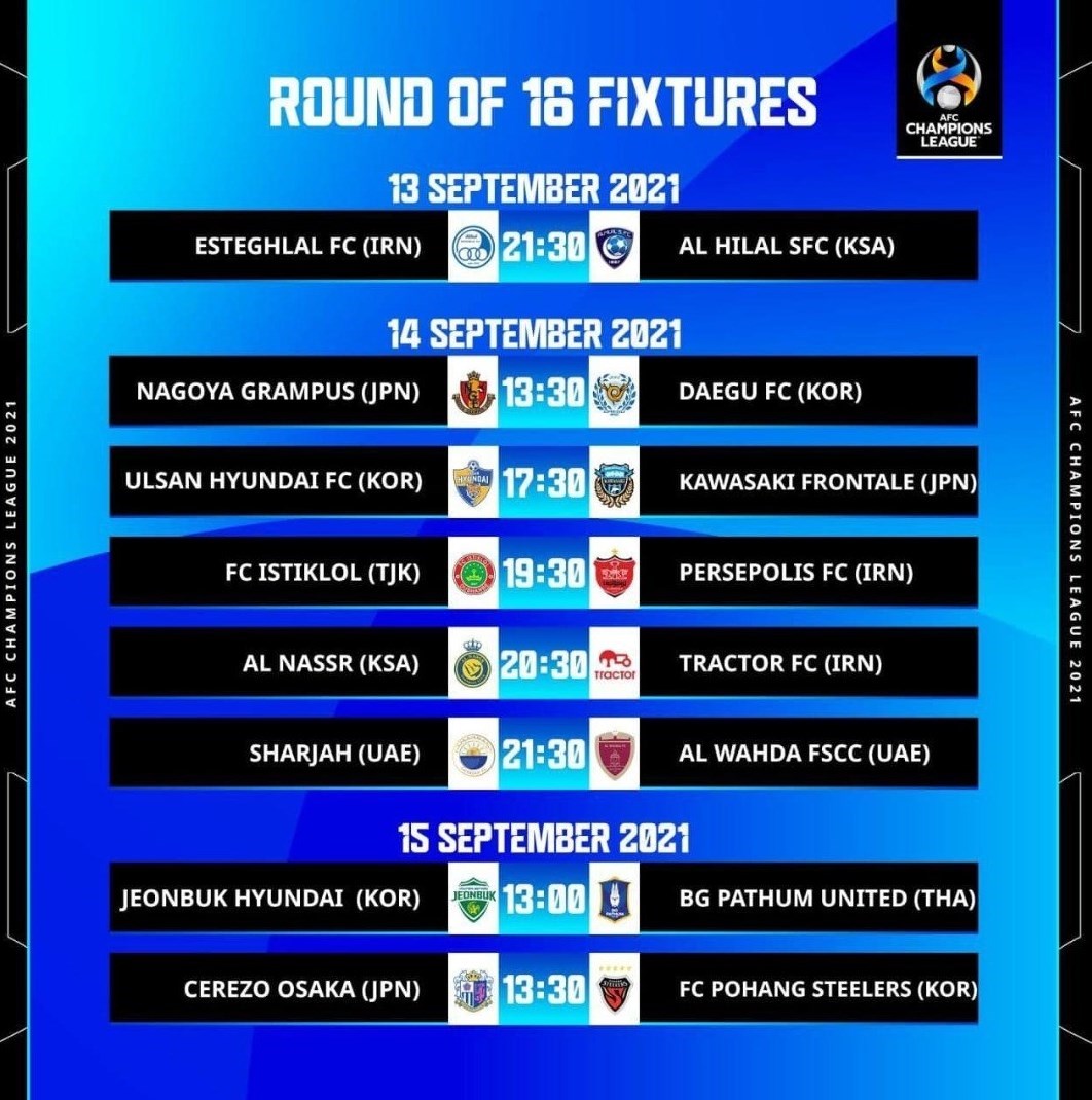 ساعت بازی‌های نمایندگان ایران در لیگ قهرمانان آسیا + عکس