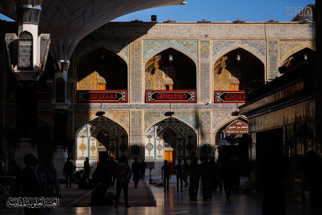 عکس/ حرم امام‌علی سیاه‌پوش شد