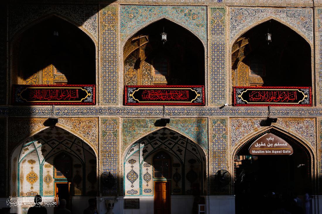 عکس/ حرم امام‌علی سیاه‌پوش شد