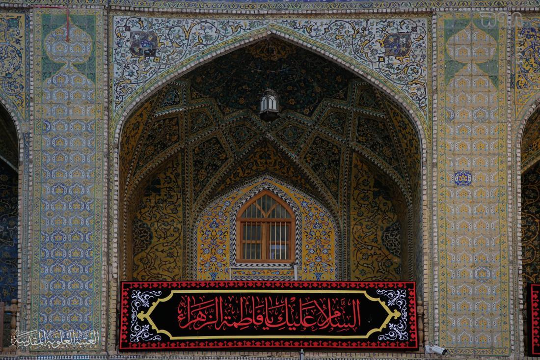 عکس/ حرم امام‌علی سیاه‌پوش شد