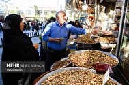 تصاویر/ حال و هوای بازار قم در آستانه عید نوروز