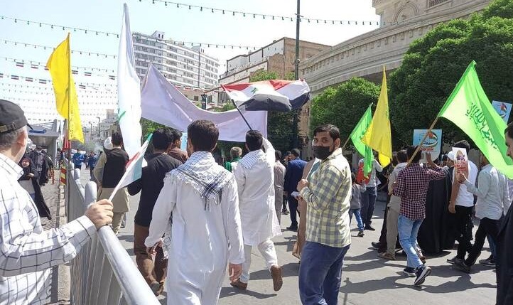 سنگ تمام مشهدی‌ها در راهپیمایی روز قدس