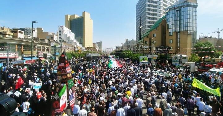 سنگ تمام مشهدی‌ها در راهپیمایی روز قدس