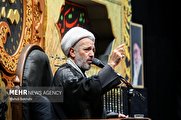 تصاویر/ مراسم عزاداری هیئت رزمندگان اسلام قم
