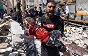 جدیدترین جنایت رژیم صهیونیستی در پی بمباران نوار غزه، 46 فلسطینی از جمله 16 کودک شهید شدند