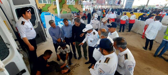 مدیریت جهادی برای تسهیل در تردد زائران اربعین از مرز خسروی