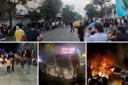 آشوبگران ضمن اهانت به پرچم مقدس ایران و آتش زدن اموال عمومی، اقدام به هتک حرمت بانوی محجبه کردند