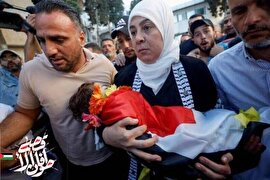 فیلم| وداع تلخ مادر فلسطینی با دو کودک شهیدش(حاوی تصاویری دلخراش)