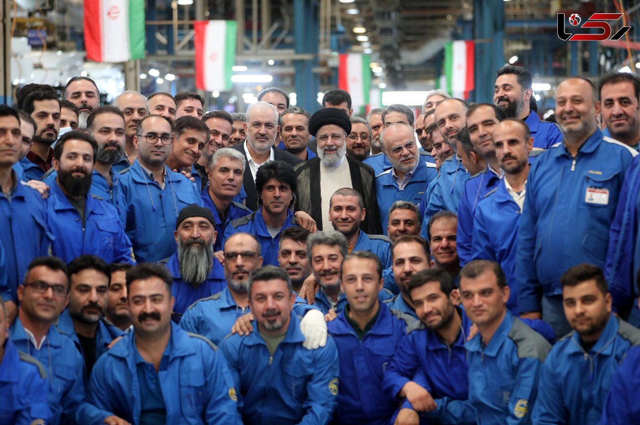 بازدید رئیسی از کارخانه ایران خودرو دیزل