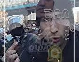 تصاویر دوربین پلیس از ماجرای نمادسازی جدید ضدانقلاب