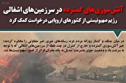 آتشسوزیهای گسترده در سرزمینهای اشغالی/ رژیم صهیونیستی از کشورهای اروپایی درخواست کمک کرد