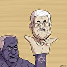 محمود عباس از نگاه کاریکاتوریست یمنی