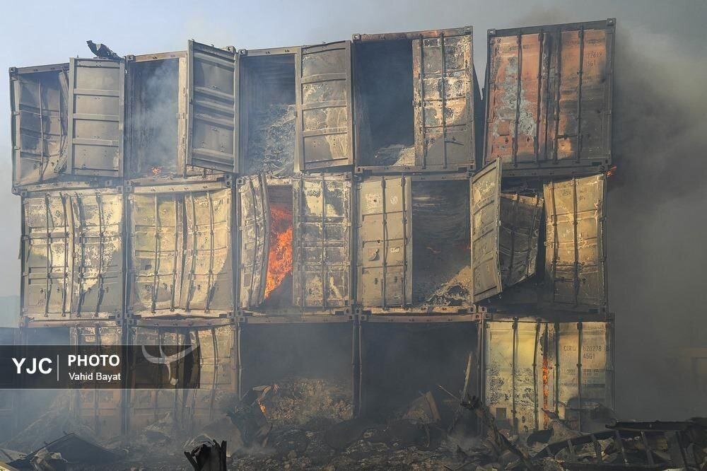 عکسی خاص از انفجار بندر