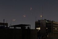 تصاویر/ پدافند شبانه تهران