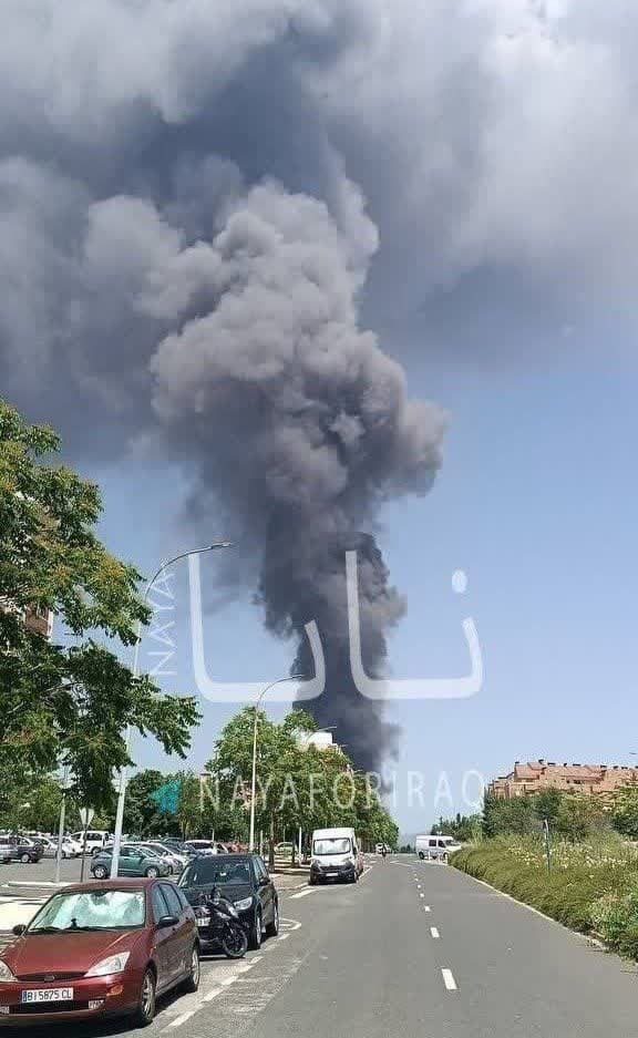 عکس/ ساختمان دادگاه حیفا هدف قرار گرفت