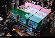 تشییع شهدای اقتدار ملی در تهران