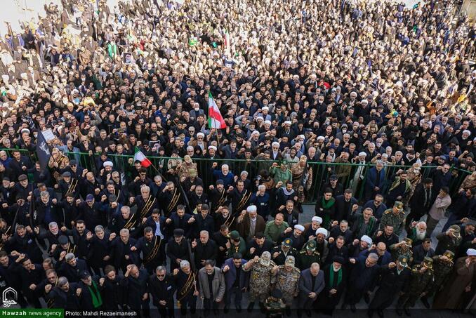 تشییع شهدای گمنام